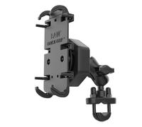 Supporto manubrio Ram Mounts RAM-B-149Z-A-PD4-462 su smartphone + antivibrazione