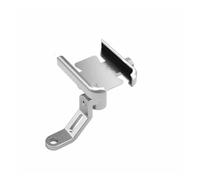 supporto manubrio Supporto Per Cellulare Per Moto Scooter Elettrico Navigatore Lega Di Alluminio Antiurto Per GTS Per GTV Per LX Per LXV 300 E 150(Mirror Holder Silver)