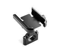 supporto manubrio Supporto Per Cellulare Per Moto Scooter Elettrico Navigatore Lega Di Alluminio Antiurto Per GTS Per GTV Per LX Per LXV 300 E 150(Handlebar Black)