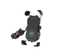 Supporto Manubrio Supporto Per Telefono Ricarica Wireless Rapida Caricabatterie USB Rapido Per Specchietto Retrovisore Per Cellulare Per Manubrio Supporto Telefono Moto(M11A WirelessCharger)