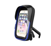 Supporto Manubrio Supporto Telefono Anteriore Bicicletta E Moto Impermeabile Con Rotazione A 360° Facile Da Usare Universale Smartphone Tutti I Telefoni Supporto Telefono Moto(Motorcycle Blue)