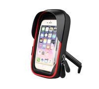 Supporto Manubrio Supporto Telefono Anteriore Bicicletta E Moto Impermeabile Con Rotazione A 360° Facile Da Usare Universale Smartphone Tutti I Telefoni Supporto Telefono Moto(Motorcycle Red)