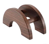 Supporto materiale della carta da filtro da caffè dell'ABS con il grano di legno progettato per efficienza conica e di stoccaggio della carta da filtro di stile del fan (A)