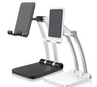 Supporto MAXI Smartphone Tablet base larga robusto solido Metallo Big Desktop