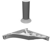 Supporto Mensola per Tavola Skateboard - Staffa Ottimizzata Stampa 3D