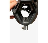 Supporto mento per casco Fox ProFrame RS GoPro & DJI Osmo Action (rosso) | Include fascette fermacavi, colori assortiti, compatibile con 3 rebbi, vestibilità sicura, supporto leggero
