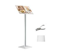Supporto menu, porta nome, porta menu, tabella d'attesa, visualizzazione menu, supporto nome(argento)