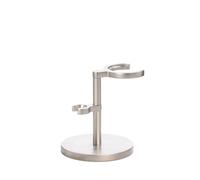 Supporto MHLE ROCCA per rasoi e pennelli da barba | Accessorio da barba | Acciaio inossidabile opaco