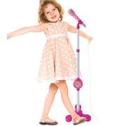 Supporto microfoni per bambini, microfono per bambini | microfono giocattolo colorato con supporto, microfono musicale con bambini con funzione C inginocchiabile per soft, canta per bambini è constrr