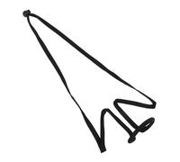 Supporto Microfono Appendere al Collo Nero 48mm, Plastica Metallo | Braccio Microfono, Supporto per Microfono da Collo Stabile, Installazione Semplice e Trasporto Facile