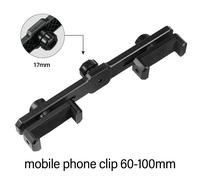 Supporto Microfono Doppia Clip con Rotazione 360 Gradi per Live Streaming