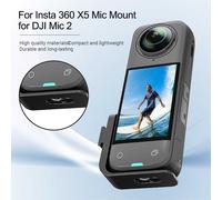 Supporto Microfono Leggero per Insta360 X5 con Supporto Adattatore per DJI MIC2