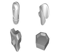 Supporto Microfono Morsetto per Shure SM58 Universale Montaggio Stampato 3D