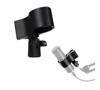 Supporto microfono regolabile ieron per microfoni con diametro esterno compreso tra 32 mm e 60 mm, con adattatore a vite da 5/8" maschio a 3/8" femmina (nero)