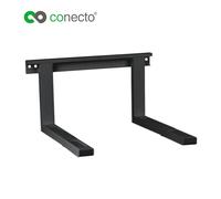 Supporto Microoonde da Parete Cucina Microonde Allungabile Nero