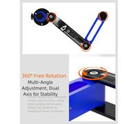 Supporto Microscopio M6 Doppio Bloccaggio Braccio Oscillante Staffa Movimento 36