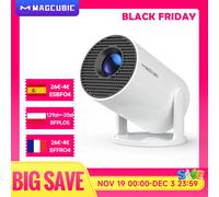Supporto mini proiettore Magcubic 4K 720P con dual band WIFI6 5G wireless Android 11 290 ANSI 180 ° Video ruotabile HY300 Pro