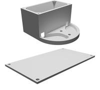 Supporto Misuratore Potenza AC per Ciabatta Metallica Presa Multipla Kit