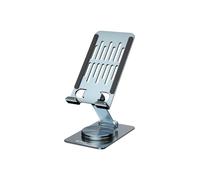 Supporto Mobile Conceptronic THANA08G Pieghevole Rotazione 360° Altezza Regolabile Argentato