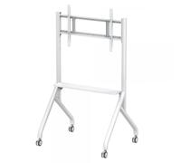 Techly Supporto mobile da pavimento 367751 per TV LCD/LED/Plasma 55-86'' Bianco