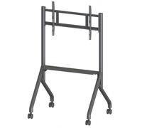 Techly Supporto Mobile da Pavimento Multifunzione per TV LCD/LED/Plasma 65-100''