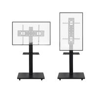 Supporto Mobile For TV, Lettore Di Annunci In Streaming Live, Carrello For TV Montato A Pavimento, Supporto For TV Da 32-70 Pollici, Capacità 40 Kg, Altezza Regolabile(White)