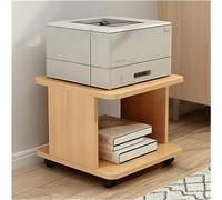 Supporto mobile in legno per stampanti, fax, fotocopiatrici, a più livelli, resistente e stabile, ideale per casa e ufficio