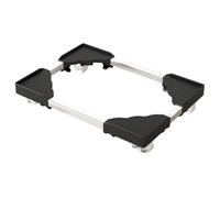 Supporto mobile per computer - 20 pollici Supporto per computer | Supporto in acciaio Abs - Supporto girevole a 360 gradi e telescopico per soggiorno, ufficio, piante, lavatrice, valigetta organizer