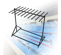Supporto mobile per giubbotti di salvataggio e attrezzatura da piscina: dotato di ruote piroettanti, è ideale per riporre in modo ordinato le dotazioni di sicurezza(1-Tier)