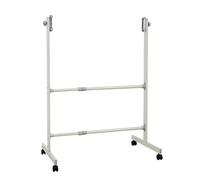Supporto Mobile per Lavagna Bianca 60x90 Cm, Supporto per Lavagna Cancellabile A Secco Regolabile in Altezza Ad Angolo, per Aule Scolastiche, Solo Supporto
