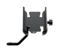Supporto mobile Supporto Per Cellulare Per Moto, Schermo Da 4-6,5 Pollici, Base Per Specchio Da Manubrio, Girevole A 360°, Per Bicicletta E Scooter(Black Mirror)