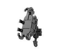 Supporto mobile Supporto per telefono cellulare con modulo ammortizzatore regolabile in qualsiasi angolazione per supporto per telefono cellulare per moto, scooter, ATV(Black a)