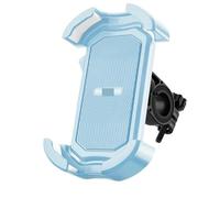 Supporto mobile Supporto per telefono da bicicletta, antiurto, girevole a 360°, da 4,7 a 6,8 pollici, per bici elettrica, moto, supporto per telefono da bicicletta(Blue Handlebar)