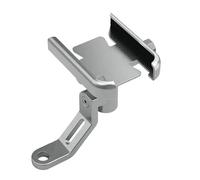 Supporto mobile Supporto Per Telefono Da Bicicletta Per Moto Supporto GPS Supporto Per Cellulare Specchio Supporto Per Manubrio Compatibile Per Smartphone Tra 3.0 E 6.5(Silver a)