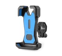 Supporto mobile Supporto Per Telefono Da Moto, Girevole A 360 Gradi, Per Manubrio/retrovisore, Supporto Antiurto Per Scooter E Bici(Blue)