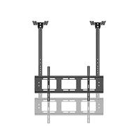 Supporto Mobile Universale Per Tv Da 42-86 Pollici. Carrello Con Ruote Regolabile In Altezza. Supporto Da Pavimento. Supporta Fino A 176 Libbre. Perfetto Per L'Uso In Cas