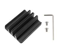 Supporto Moderno in Alluminio Verticale per Lega Notebook di Nero Elegante | Tablet Desk Stand, Tablet Vertical Holder, Laptop Base, Tablet Vertical Dock