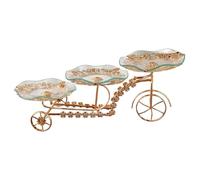 Supporto moderno per torte e dessert, elegante piatto da portata in ferro con ripiano forte capacità portante, perfetto per feste ed eventi in soggiorno, riutilizzabile