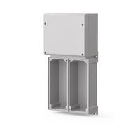 Supporto modulare Scame Proxima 212x438x110mm grigio - 573.5120
