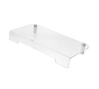 Supporto Monitor Acrilico per Scrivania, Organizzatore Desktop Pratico | Solleva Schermo Pc e Laptop, Spazio Extra Sotto, Design Semplice Chic, Resistente Usura Quotidiana