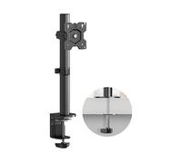 ONKRON Braccio Monitor da 13 a 34 pollici - Supporto Schermo PC Scrivania con Peso fino a 8 kg - Porta Monitor da Scrivania con VESA 75x75-100x100 / Porta Monitor Orientabile & Girevole D101E-B Nero