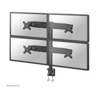 Supporto monitor Neomounts FPMA-D700D4 per 4 schermi LCD/LED/TFT da 19-30", nero, fissaggio a scrivania con clamp