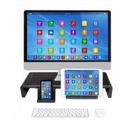 LOGILINK BP0140 - Rialzo ergonomico per monitor, lunghezza 420 - 520 mm