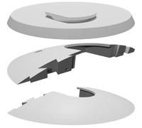 Supporto Monitor per NEC MultiSync JC1401 Display Stampato 3D Ricambio