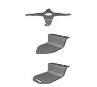 Supporto Monitor per Rack 19 Pollici 100mm 75mm VESA Server Armadio Stampato
