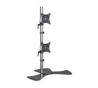 Supporto Monitor Scrivania Supporto for doppio monitor for scrivania, supporto for monitor con schermo impilabile verticale, supporto for doppio monitor indipendente adatto for schermi da 17-27" entro