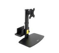 Supporto monitor TooQ DB1128TN-B per 17-27 pollici, VESA, con supporto CPU