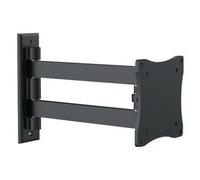 Supporto monitor TV parete ( 15 Kg ) VESA 100 x 100 A due snodi Black SMALLDUE100