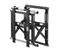 Supporto monitor TV parete ( 50 Kg ) VESA 400 x 400 PMQ Push&Pull Black PM3890