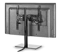 Meliconi TV Stand 400, Supporto TV da Mobile e Nascondi Cavi, Nero